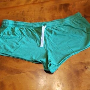 Green shorts